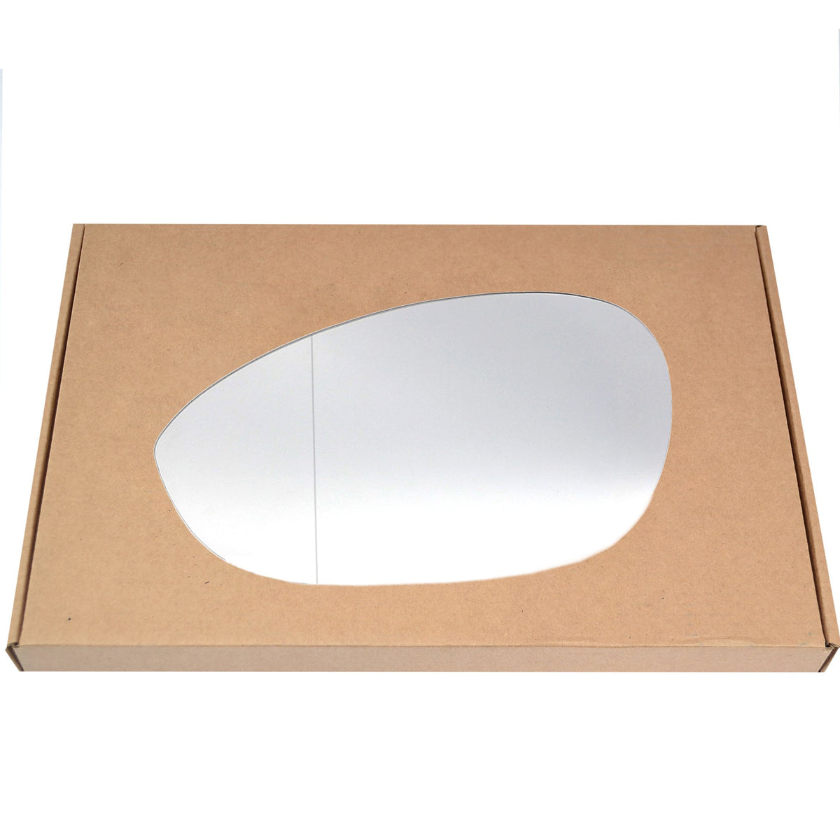 Wing Mirror Glass Left for Fiat 500, 500c 2007-2020 Stick-On Passenger Near Side with Blind Spot