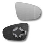 Replacement Wing Mirror Glass Right for VW Touran 2009-2015 Clip-On Driver Off side Heated with Blind Spot