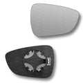 Replacement Wing Mirror Glass Right for Ford Focus 2018-2022 Clip-On Driver Off side Heated Convex