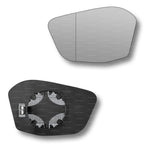 Replacement Wing Mirror Glass Left for Citroen C4 2021-2022 Clip-On Passenger Near Side N/S Heated with Blind Spot