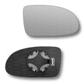 Replacement Wing Mirror Glass Right for Vauxhall Omega 1994-1999 Clip-On Driver Off side Heated Convex