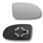 Replacement Wing Mirror Glass Right for Vauxhall Omega 1994-1999 Clip-On Driver Off side Heated Convex