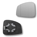 Replacement Wing Mirror Glass Left for Renault Grand Scenic 2009-2016 Clip-On Passenger Near Side N/S Heated with Blind Spot