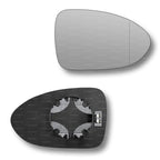 Replacement Wing Mirror Glass Right for Kia Rio 2011-2017 Clip-On Driver Off side Heated with Blind Spot