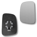 Replacement Wing Mirror Glass Left for VW Caddy 2004-2015 Clip-On Passenger Near Side N/S Heated Convex