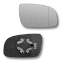 Replacement Wing Mirror Glass Right for VW Lupo 2000-2005 Clip-On Driver Off side Heated with Blind Spot