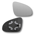 Replacement Wing Mirror Glass Right for Toyota Avensis 2015-2019 Clip-On Driver Off side Heated Convex