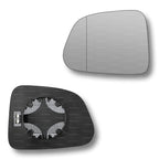 Replacement Wing Mirror Glass Left for Vauxhall Mokka 2012-2019 Clip-On Passenger Near Side N/S Heated with Blind Spot