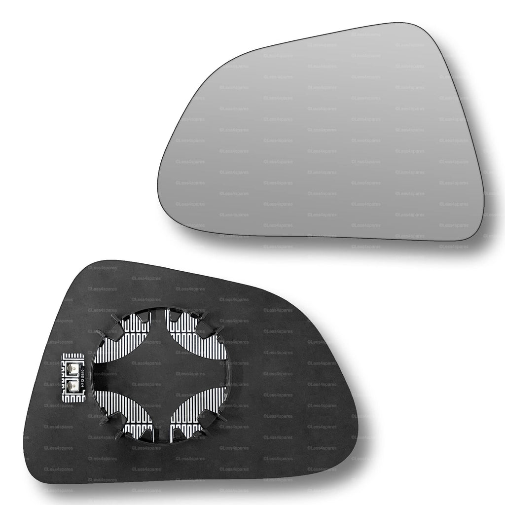 Replacement Wing Mirror Glass Left for Tesla Model 3 2017-2022 Clip-On Passenger Near Side N/S Heated Convex