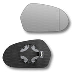 Replacement Wing Mirror Glass Right for Audi A6 2011-2018 Clip-On Driver Off side Heated with Blind Spot