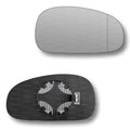 Replacement Wing Mirror Glass Right for Audi TT 1999-2006 Clip-On Driver Off side Heated with Blind Spot