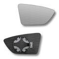 Replacement Wing Mirror Glass Right for Seat Arona 2017-2022 Clip-On Driver Off side Heated Convex