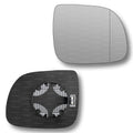 Replacement Wing Mirror Glass Left for Audi Q7 2010-2015 Clip-On Passenger Near Side N/S Heated with Blind Spot