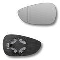 Replacement Wing Mirror Glass Left for Ford Fiesta 2008-2017 Clip-On Passenger Near Side N/S Heated with Blind Spot