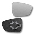 Replacement Wing Mirror Glass Right for Ford Kuga 2020-2022 Clip-On Driver Off side Heated Convex