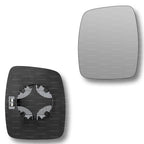 Replacement Wing Mirror Glass Left for Mercedes Vito 1996-2003 Clip-On Passenger Near Side N/S Heated Convex