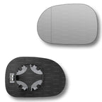 Replacement Wing Mirror Glass Left for Mercedes M-Class 1998-2001 Clip-On Passenger Near Side N/S Heated with Blind Spot