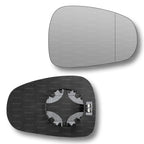 Replacement Wing Mirror Glass Right for Alfa Romeo Mito 2008-2018 Clip-On Driver Off side Heated with Blind Spot