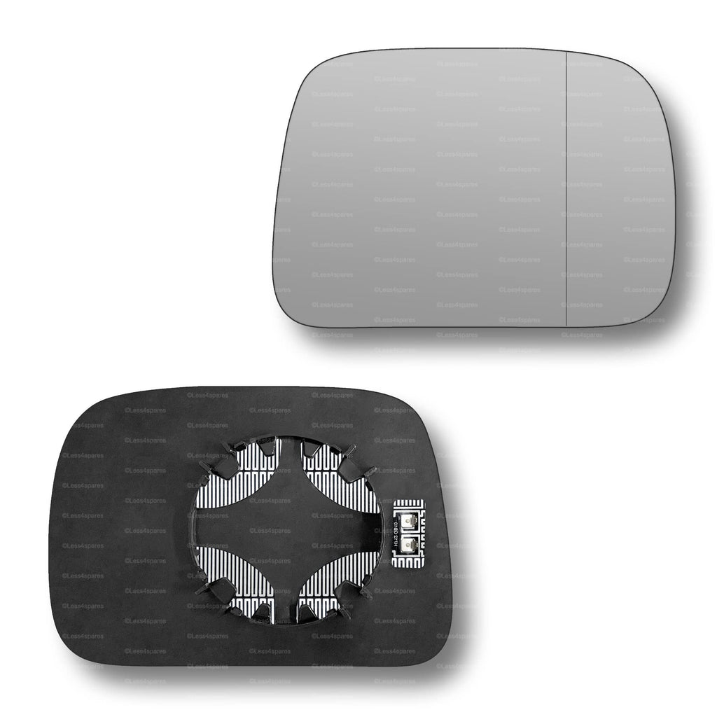 Replacement Wing Mirror Glass Right for Nissan Terrano 1993-2005 Clip-On Driver Off side Heated with Blind Spot