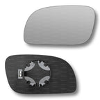 Replacement Wing Mirror Glass Left for VW Touran 2003-2009 Clip-On Passenger Near Side N/S Heated Convex