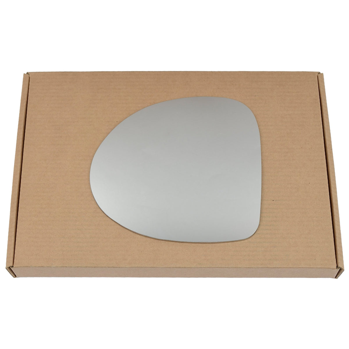 Wing Mirror Glass Left for Renault Twingo 2007-2010 Stick-On Passenger Near Side Convex