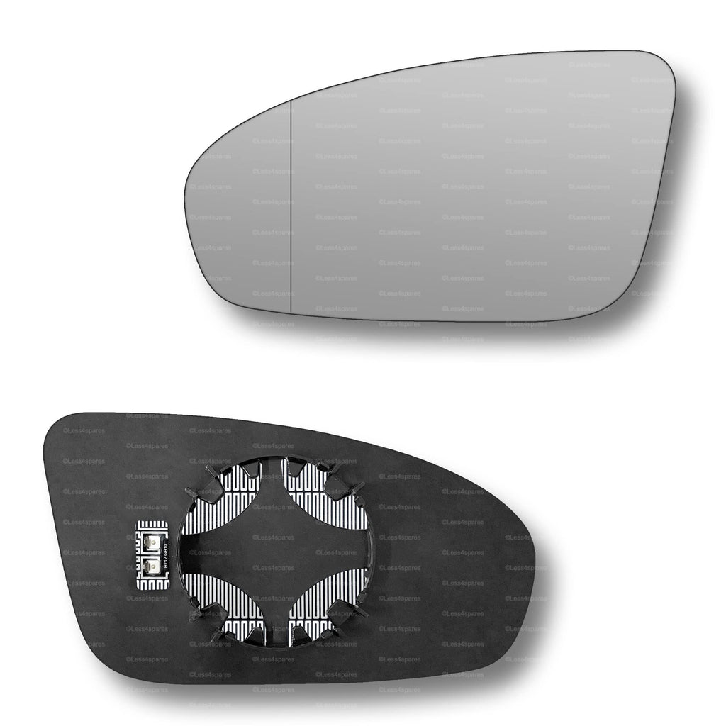 Replacement Wing Mirror Glass Left for BMW M5 2011-2016 Clip-On Passenger Near Side N/S Heated with Blind Spot