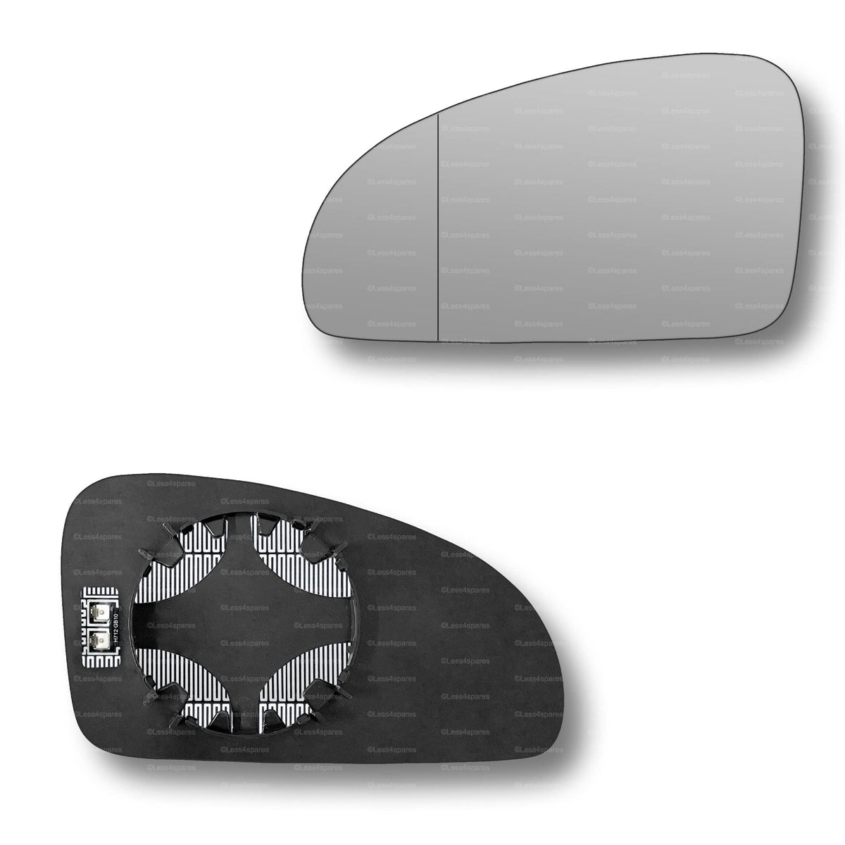 Replacement Wing Mirror Glass Left for Mercedes SLK 2011-2016 Clip-On Passenger Near Side N/S Heated with Blind Spot