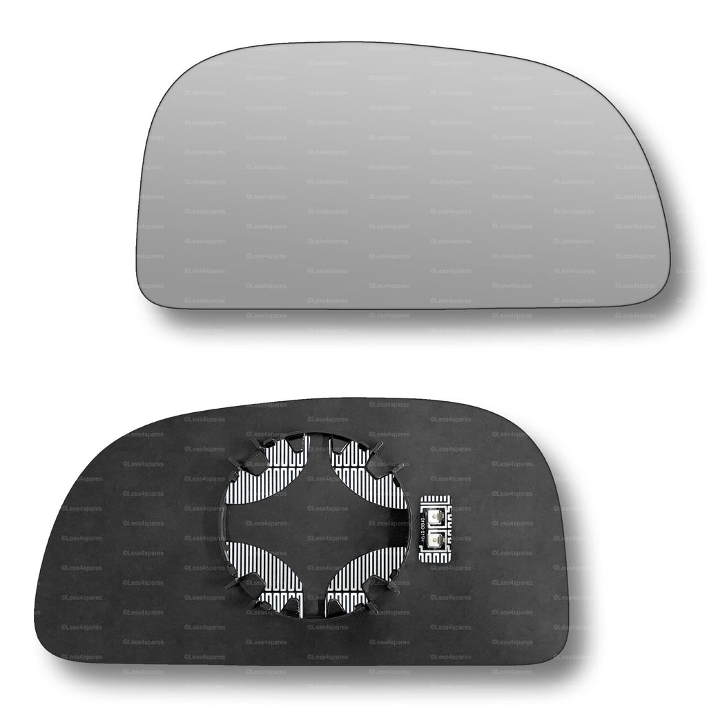 Replacement Wing Mirror Glass Right for Mitsubishi Space Star 1998-2004 Clip-On Driver Off side Heated Convex