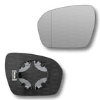 Replacement Wing Mirror Glass Left for Land Rover Range Rover Evoque 2011-2013 Clip-On Passenger Near Side N/S Heated with Blind Spot