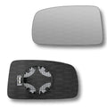 Replacement Wing Mirror Glass Left for Fiat Panda 2003-2009 Clip-On Passenger Near Side N/S Heated Convex