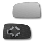Replacement Wing Mirror Glass Left for Fiat Panda 2003-2009 Clip-On Passenger Near Side N/S Heated Convex