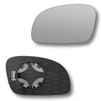 Replacement Wing Mirror Glass Left for VW New Beetle 2003-2010 Clip-On Passenger Near Side N/S Heated with Blind Spot