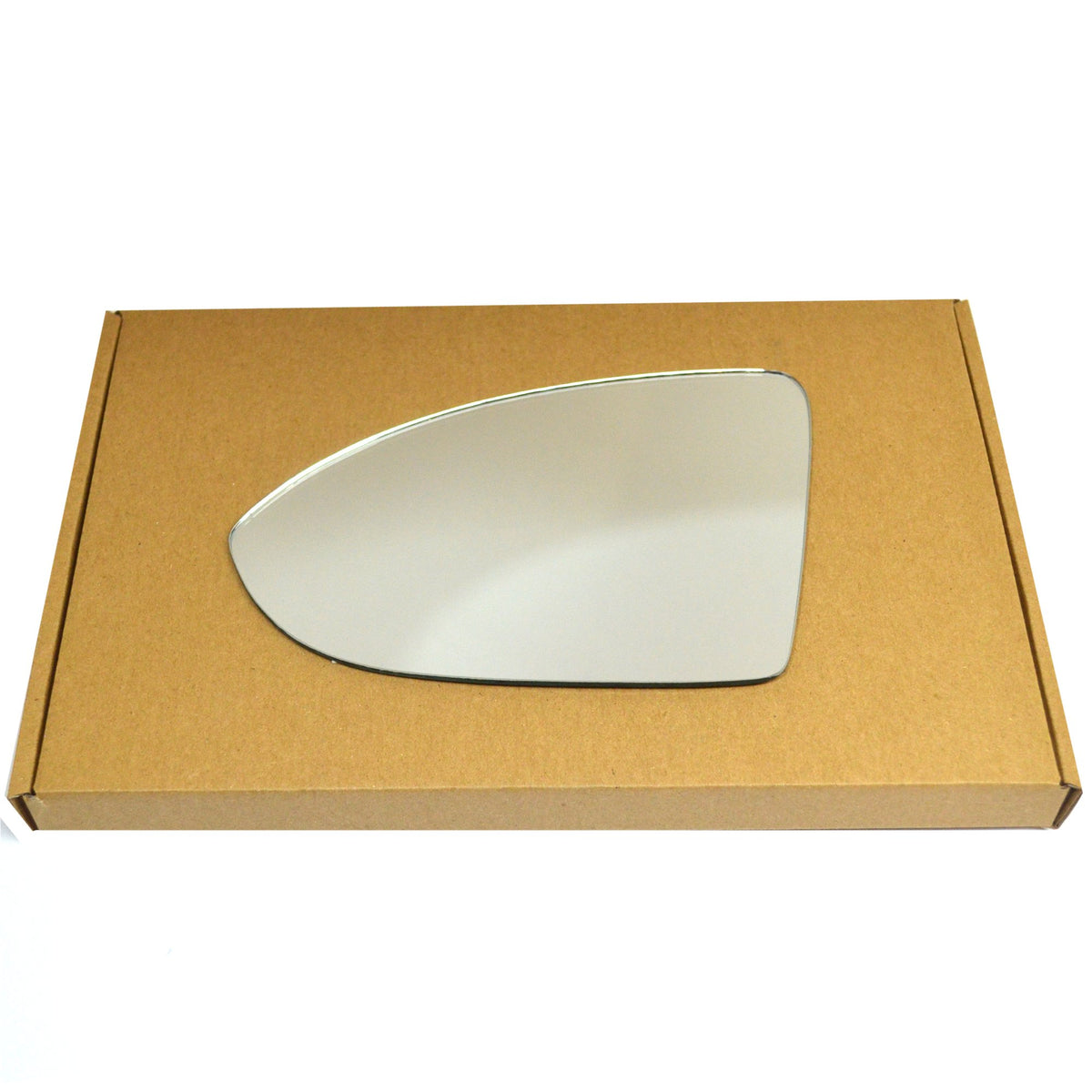 Replacement Wing Door Mirror Glass for VW Golf mk7 2013-2020 Stick-On (Convex - Spherical, Left Passenger Side)