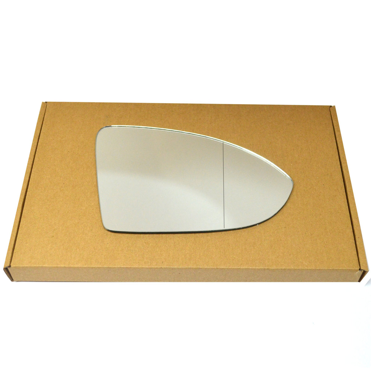Replacement Wing Door Mirror Glass for VW Golf mk7 2013-2020 Stick-On (Wide Angler - with Blind Spot, Right Driver Side)