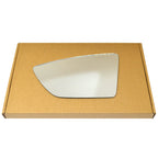 Wing Mirror Glass Left for Seat Leon 2012-2020 Stick-On Passenger Near Side Convex