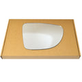 Wing Mirror Glass Right for Renault Zoe 2012-2020 Stick-On Driver Off Side Convex