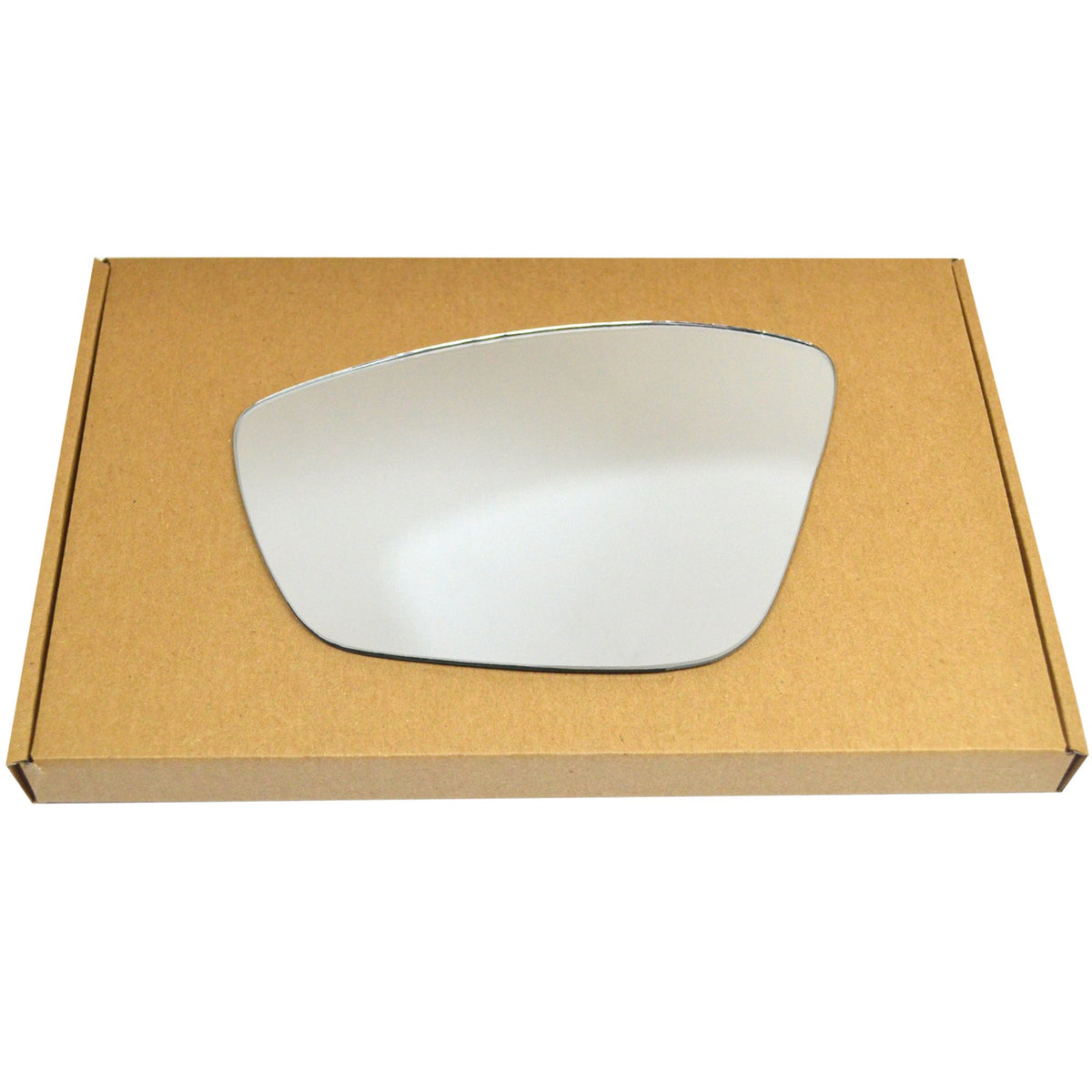 Wing Mirror Glass Left for Peugeot 2008 2013-2019 Stick-On Passenger Near Side Convex