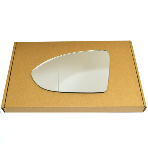Replacement Wing Door Mirror Glass for VW Golf mk7 2013-2020 Stick-On (Wide Angler - with Blind Spot, Left Passenger Side)