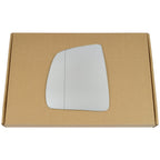 Wing Mirror Glass Left for Fiat Doblo mk2 2010-2020 Stick-On Passenger Near Side with Blind Spot